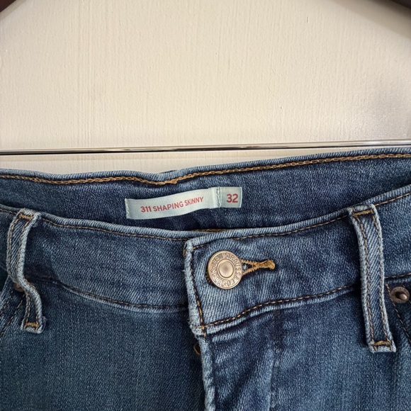 Levi’s Denim Blue 311 Shaping Skinny Jeans Size 32 - Picture 3 of 13